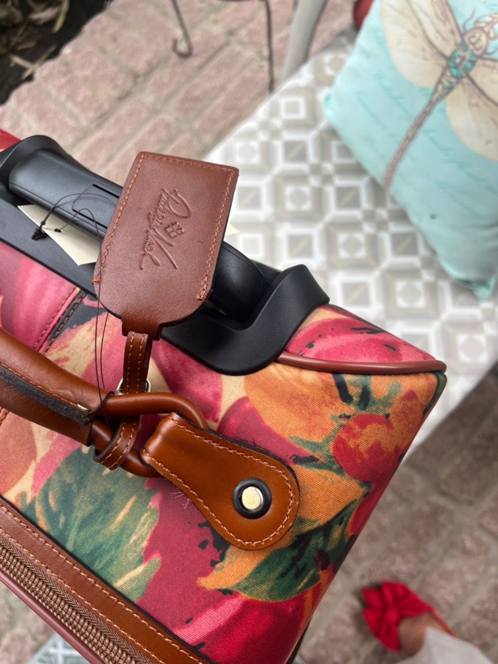 Floral Carry-On Rolling Luggage - Multicolor bag by Patricia Nash. - Picture 5 of 15